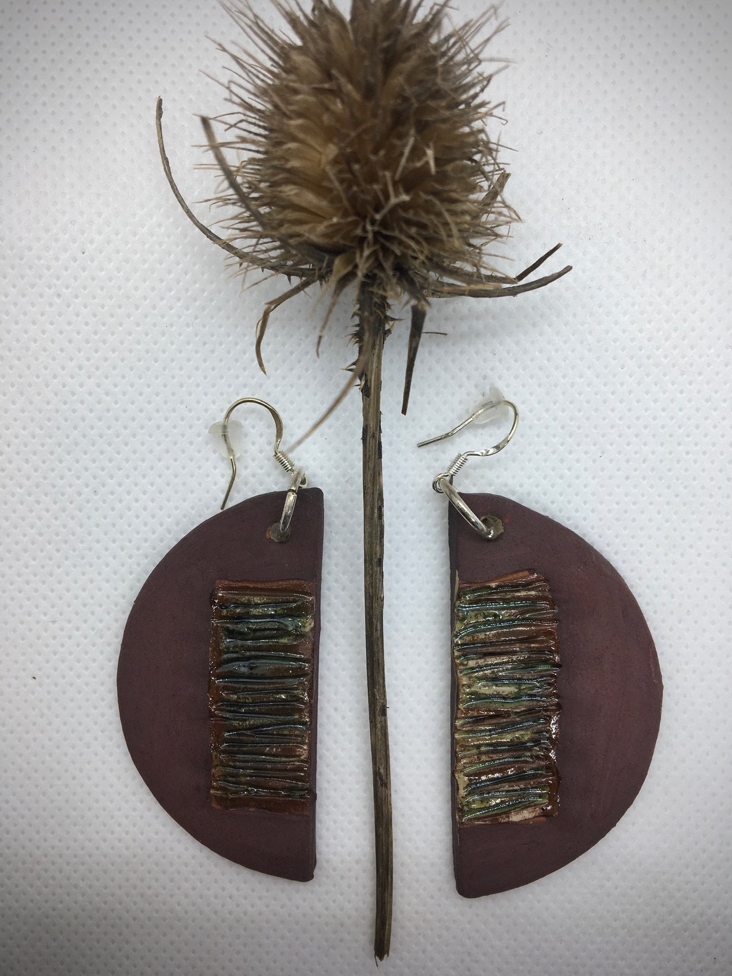 Boucles d'oreilles en argile