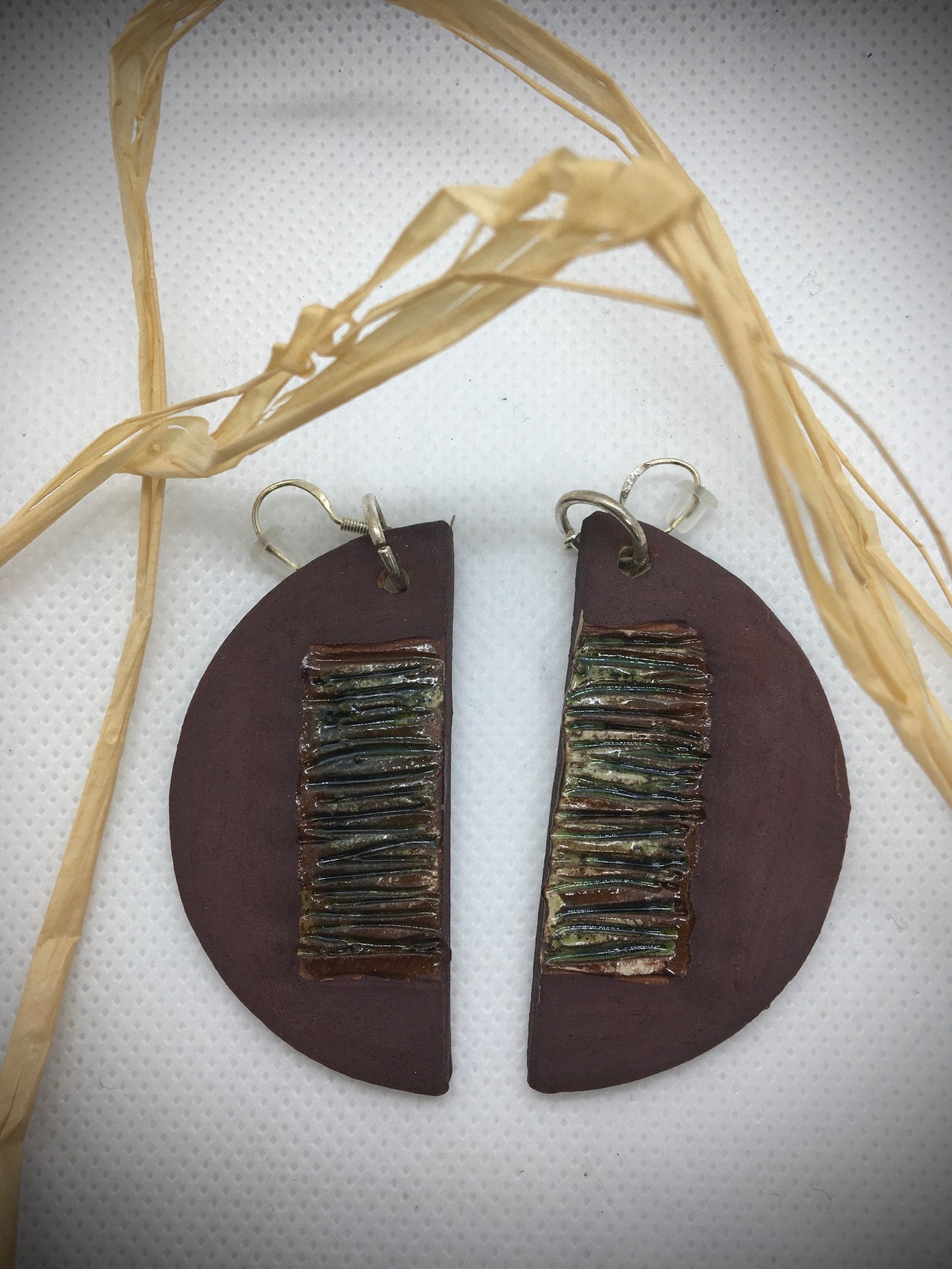 Boucles d'oreilles en argile