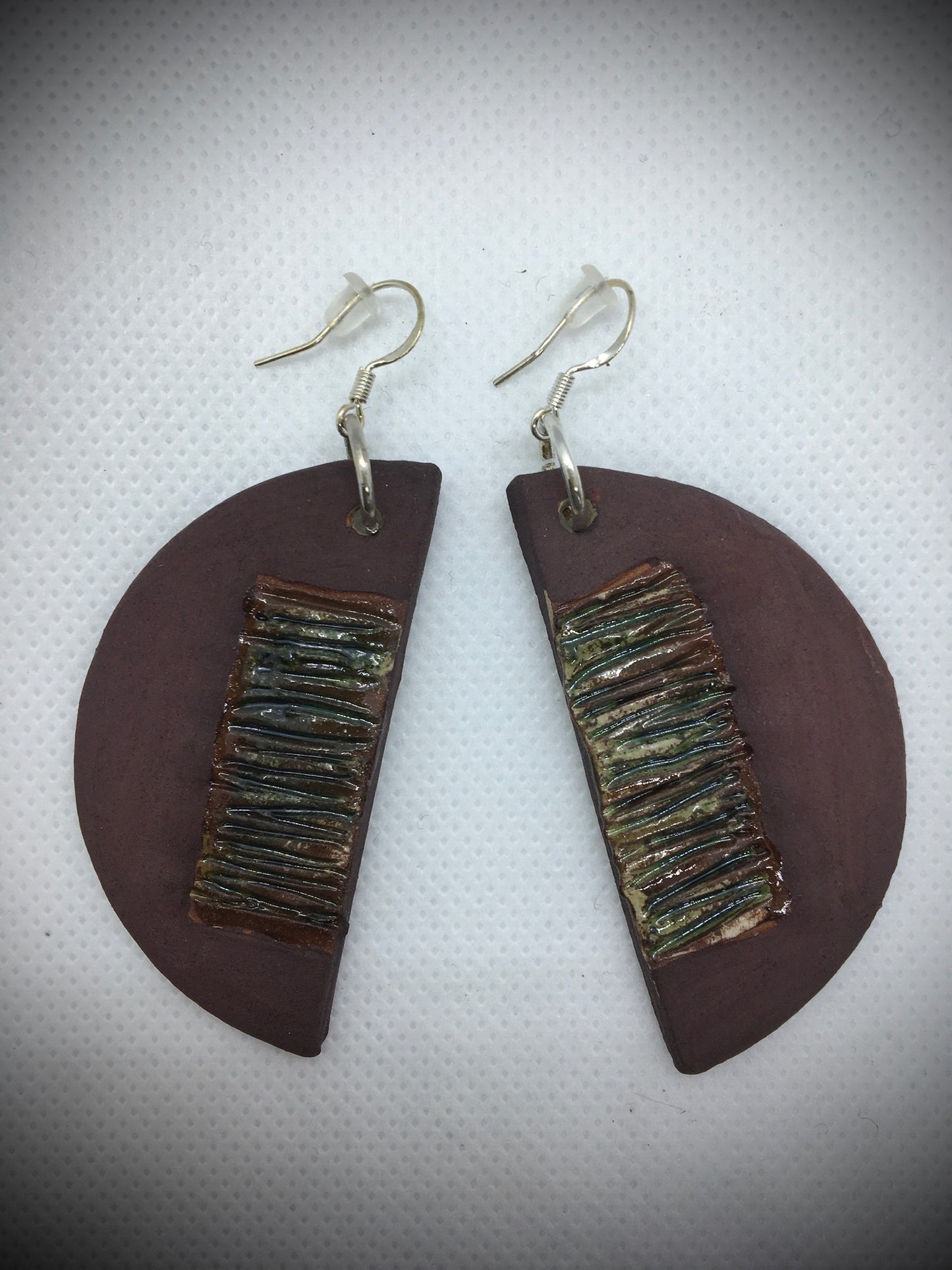 Boucles d'oreilles en argile