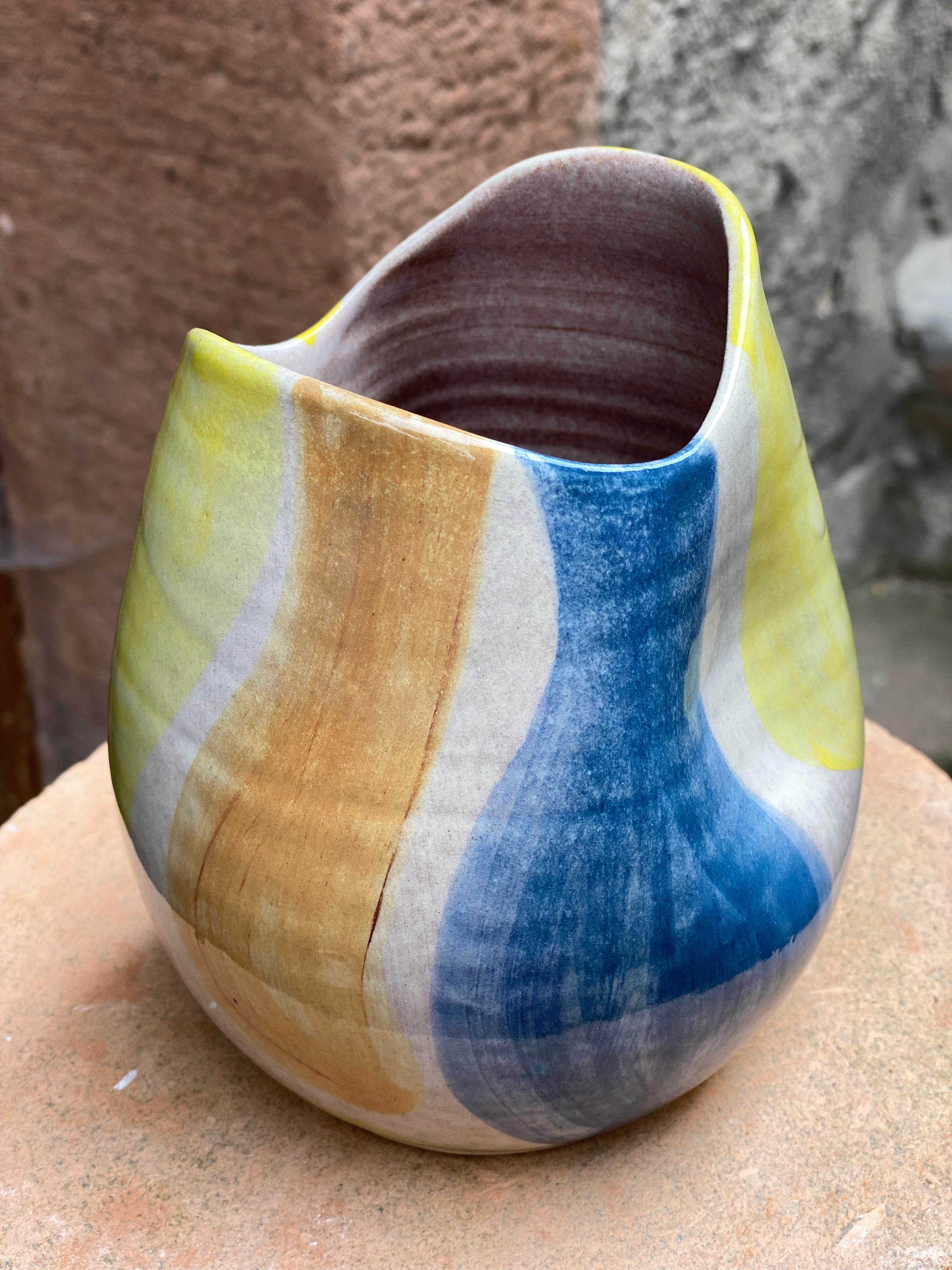 Vase Abstrait Alsacepoterie Vase Abstrait Alsacepoterie