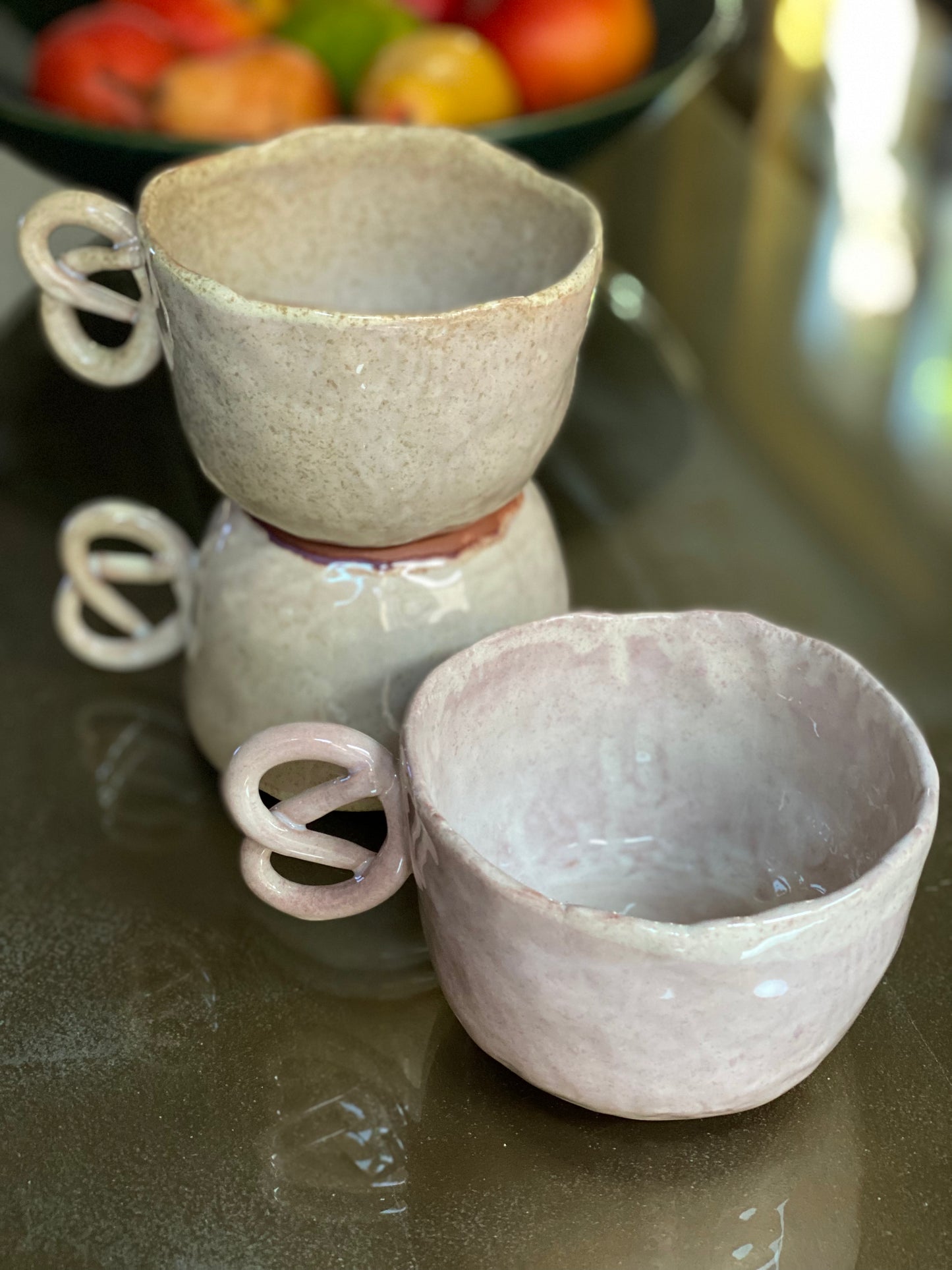 tasse avec anse bretzel