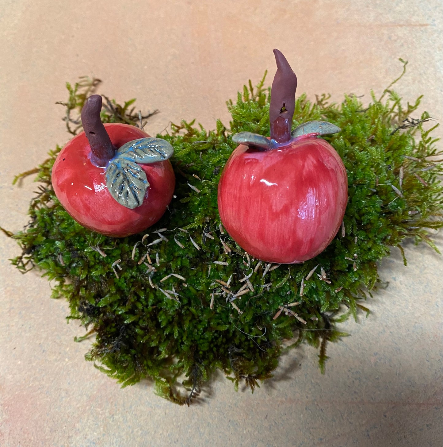Pomme rouge de Noël