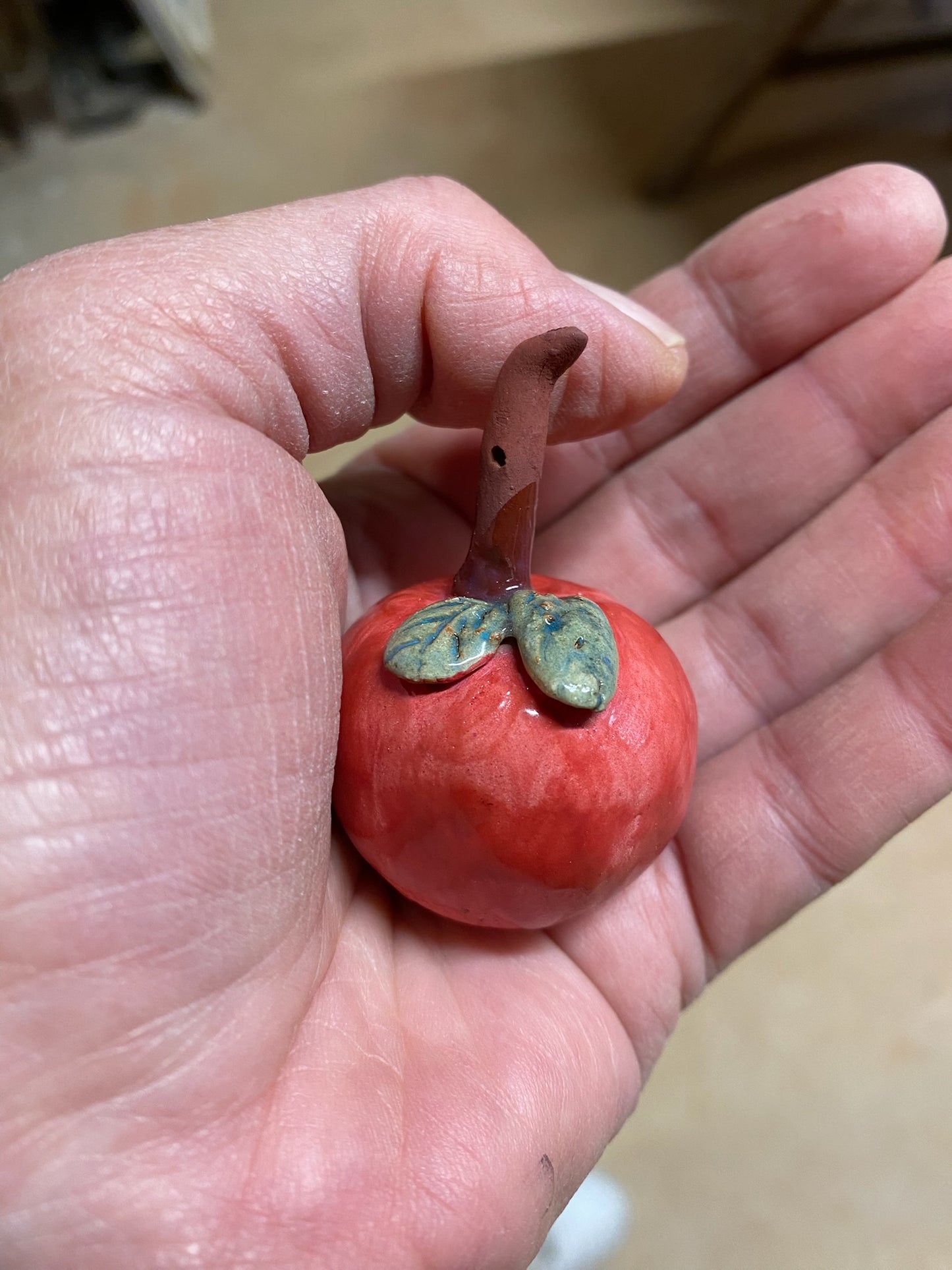 Pomme rouge de Noël