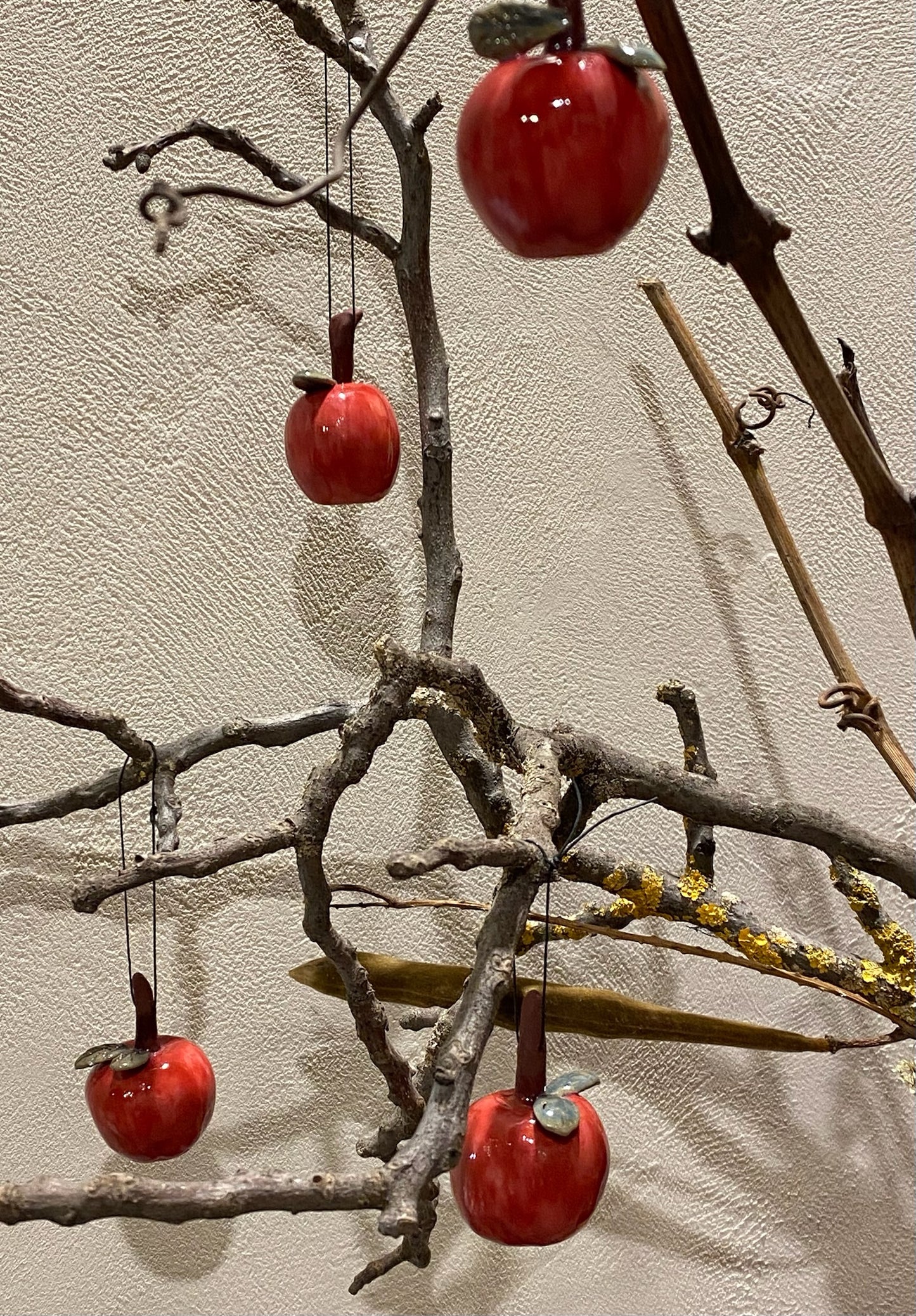 Pomme rouge de Noël