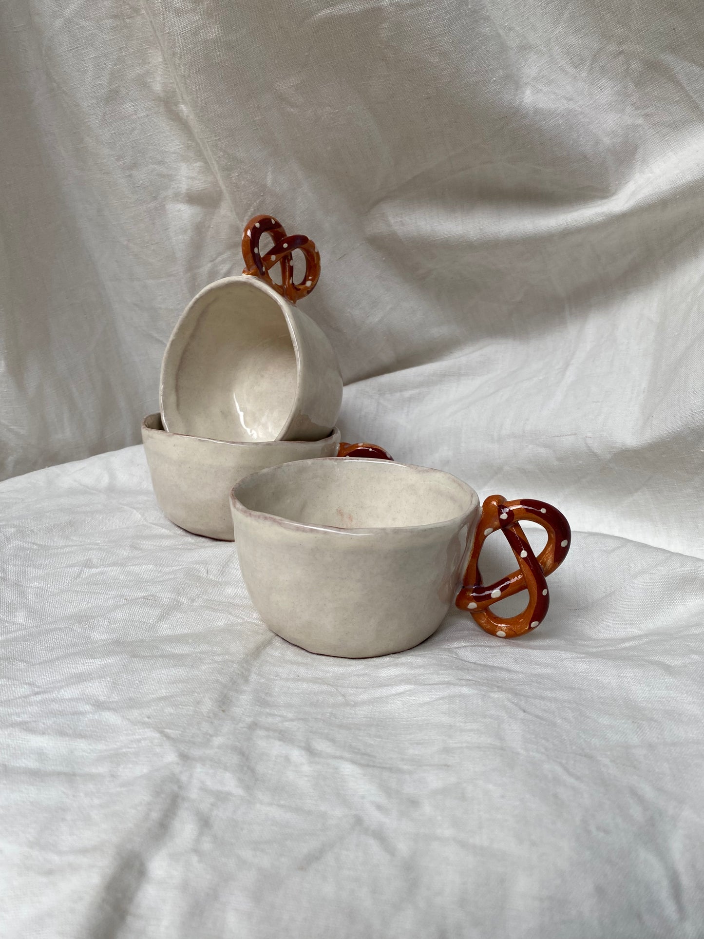 Tasse à café avec anse bretzel 🥨