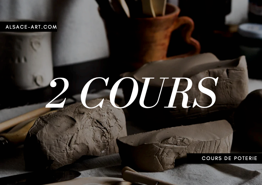 Cours de poterie : deux séances (1 personne)
