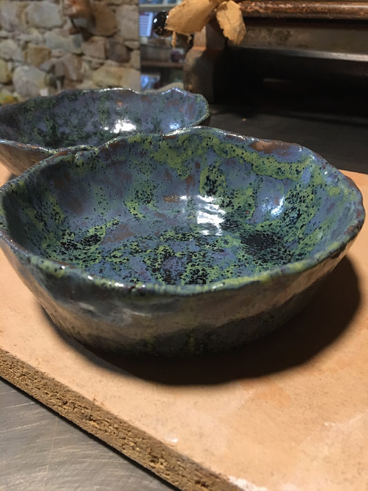 Bol rustique bleu