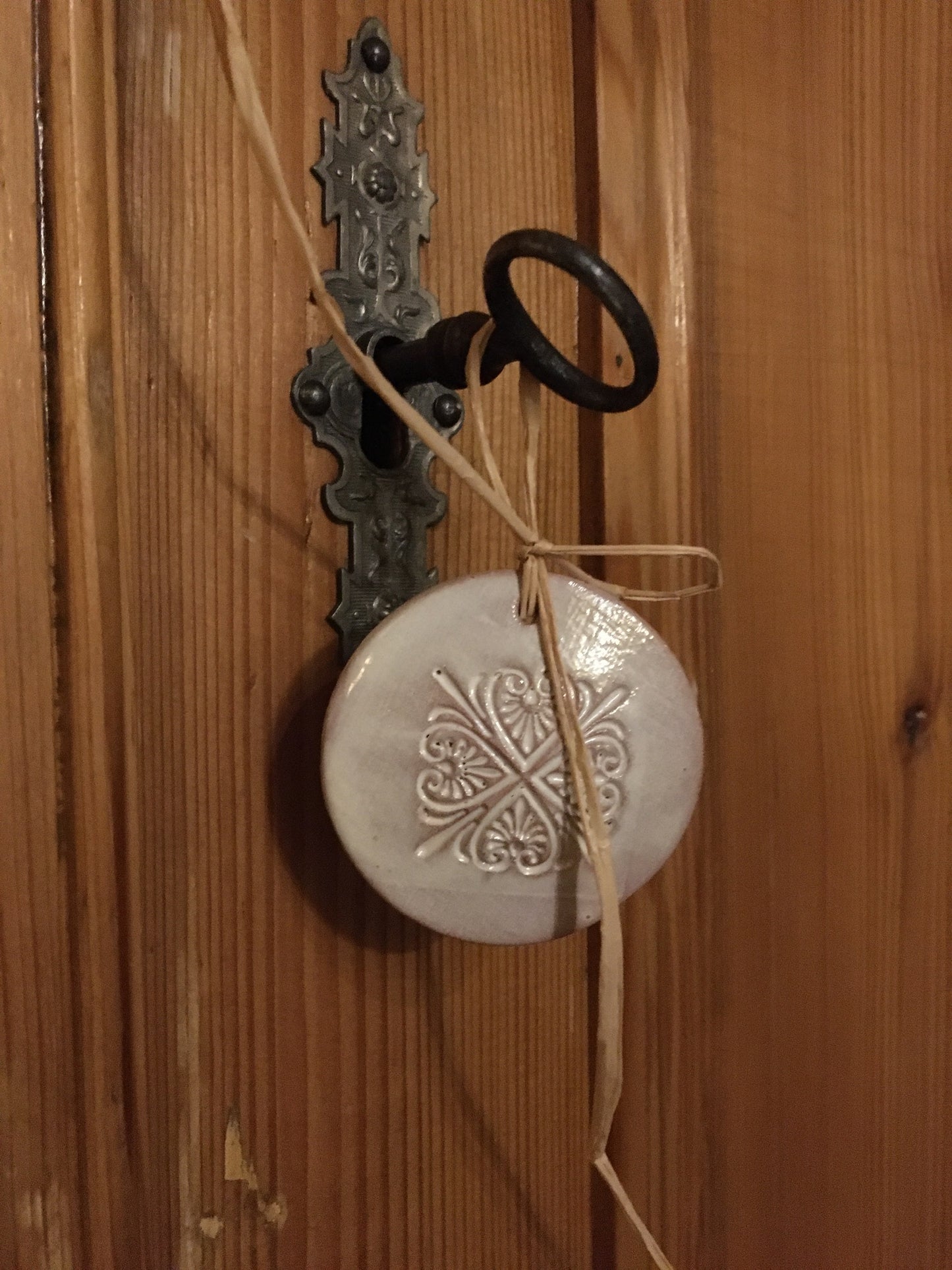 Médaillon de Noël rouge ou blanc