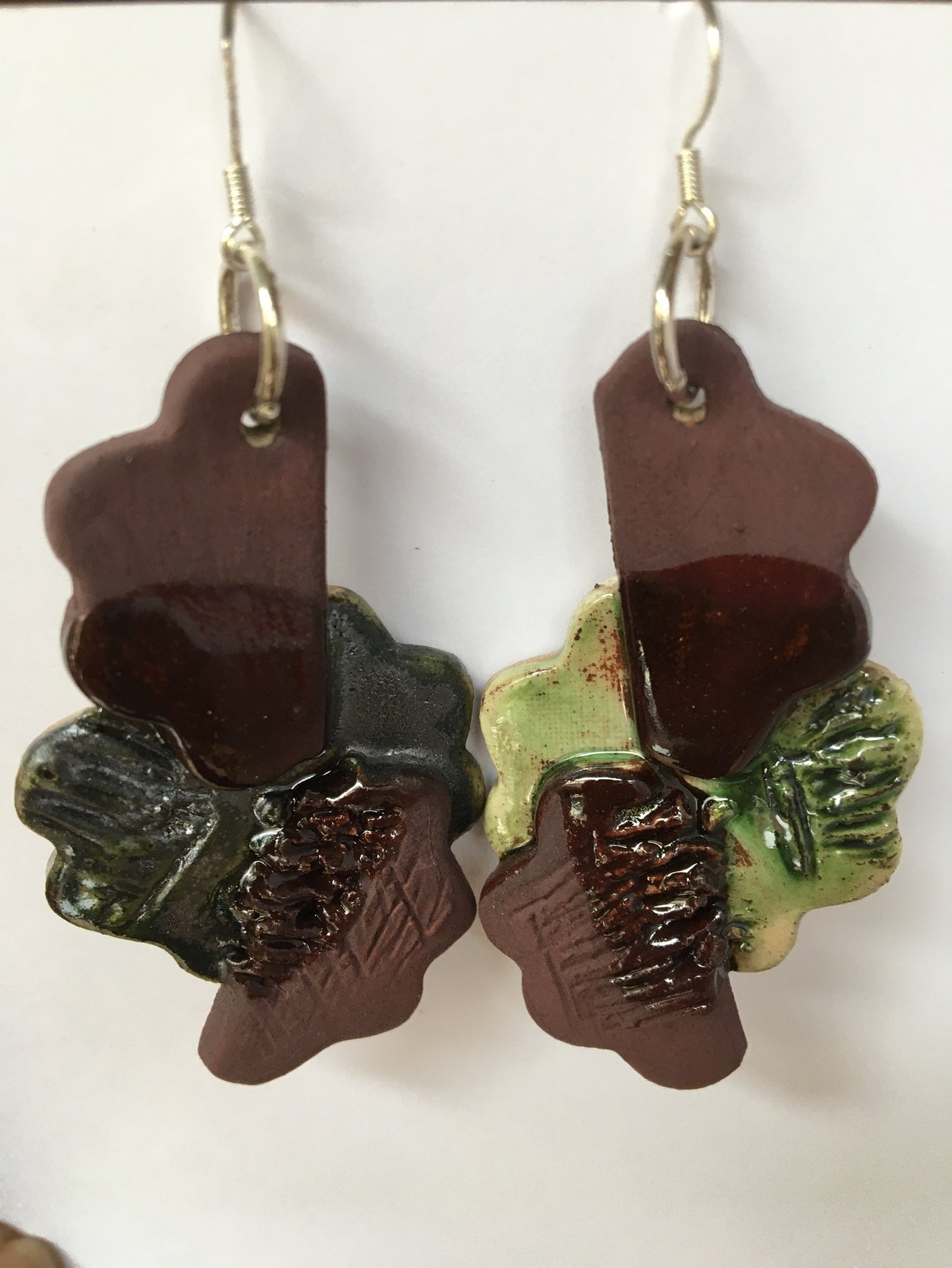 boucles d'oreilles en argile