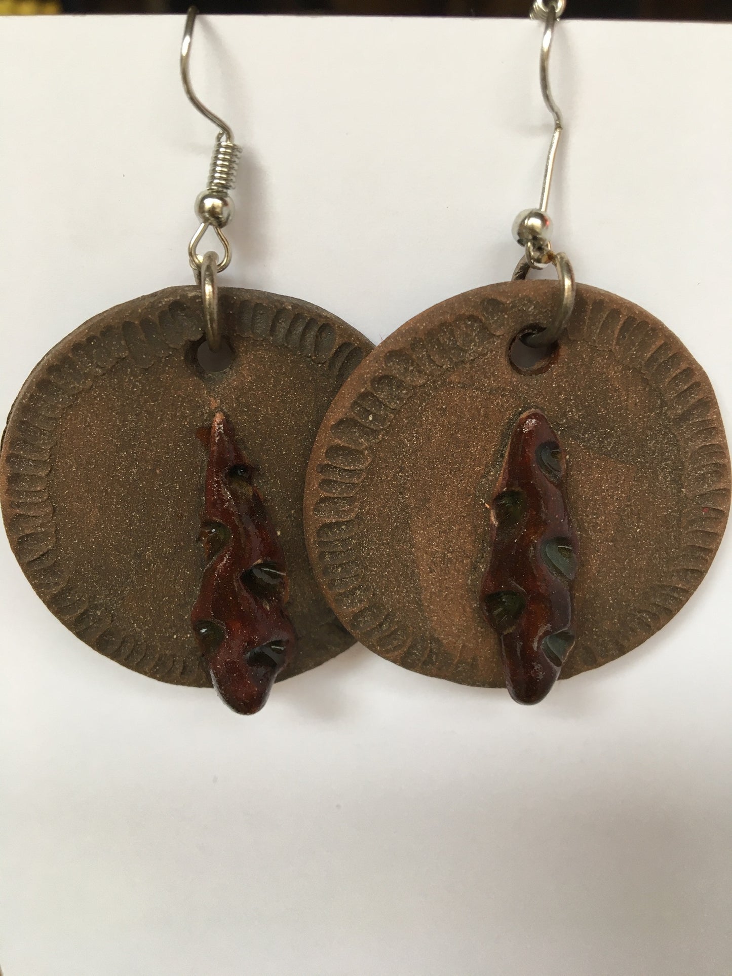 boucles d'oreilles en argile