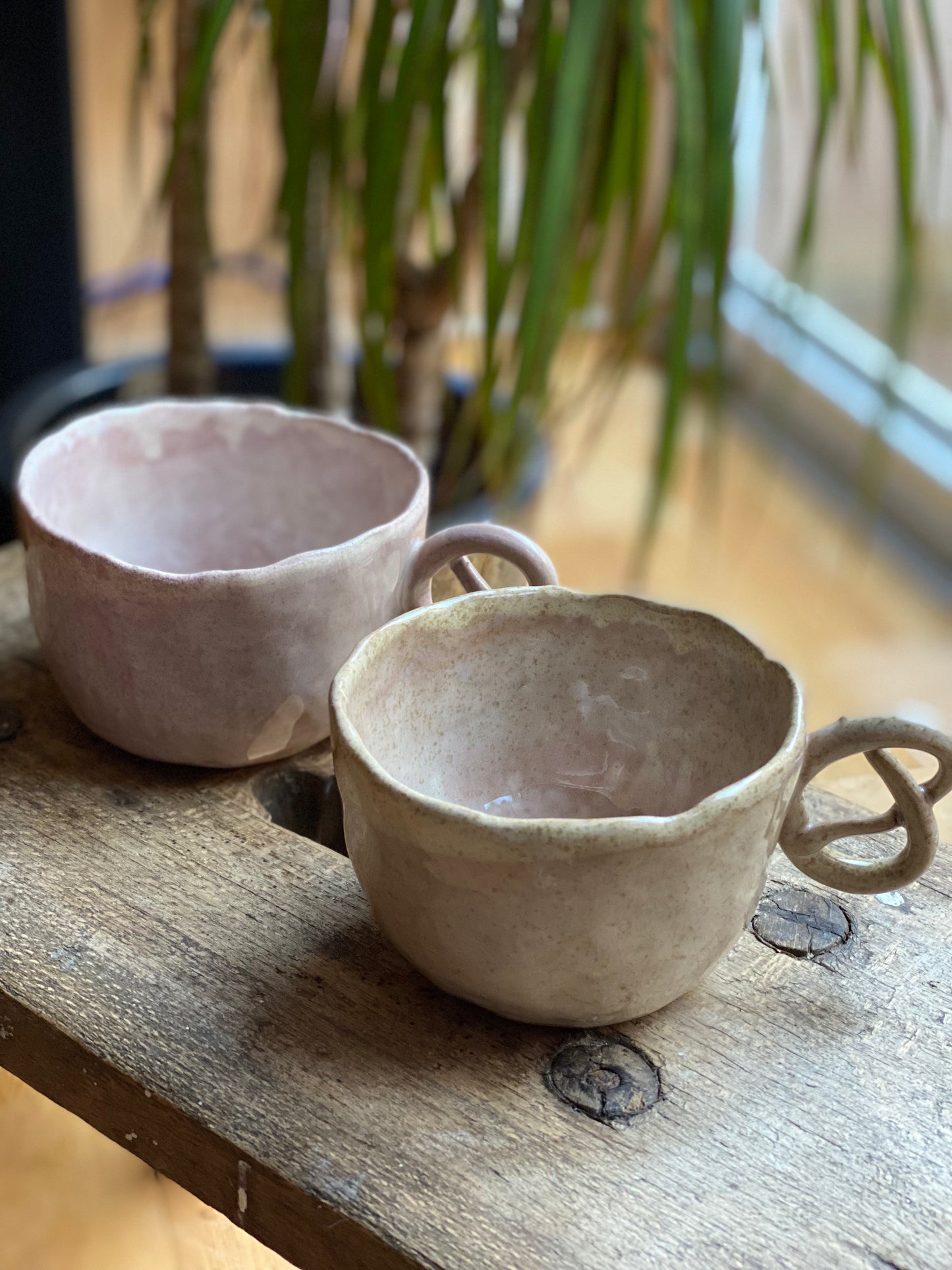 tasse avec anse bretzel