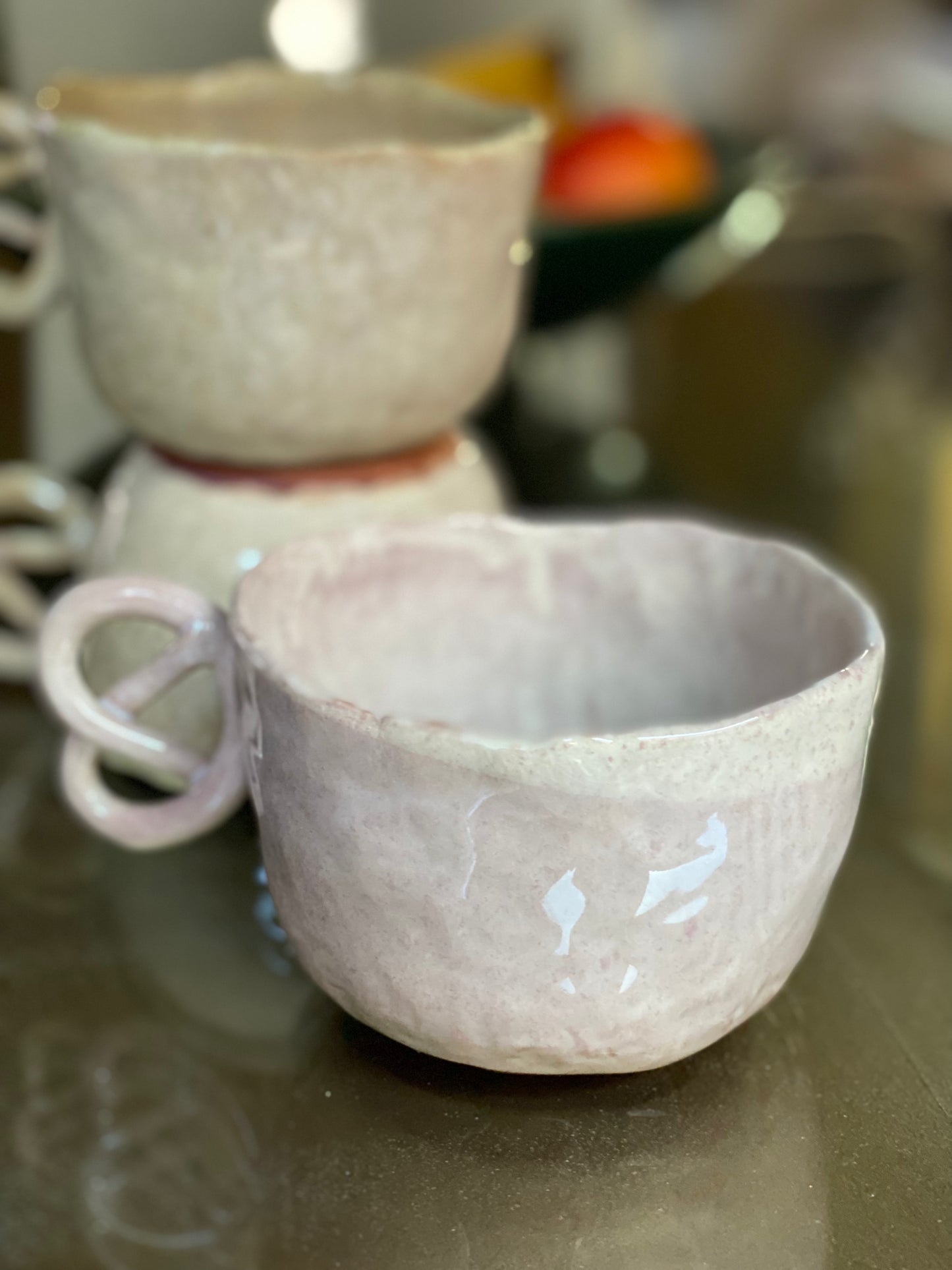 tasse avec anse bretzel